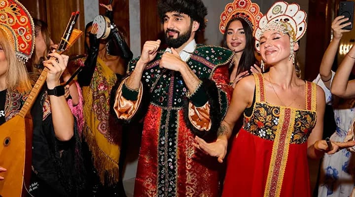Chalet Berezka venue with shisha, karaoke, and Russian cuisine